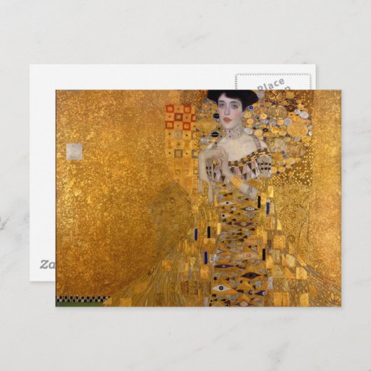 Gustav Klimt - Adele Bloch-Bauer I. Briefkaart (Voorkant / Achterkant)
