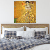 Gustav Klimt - Adele Bloch-Bauer I Canvas Afdruk (Insitu (Slaapkamer))