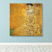 Gustav Klimt - Adele Bloch-Bauer I Canvas Afdruk (Insitu (Houten vloer))