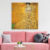 Gustav Klimt - Adele Bloch-Bauer I Canvas Afdruk (Insitu (Woonkamer))