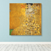 Gustav Klimt - Adele Bloch-Bauer I Canvas Afdruk (Insitu (Houten vloer))