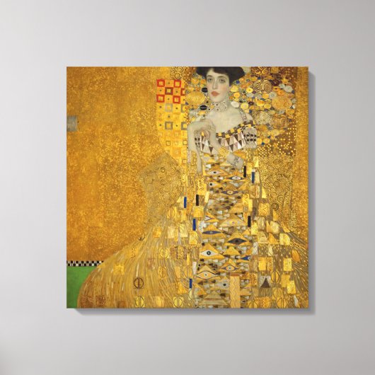 Gustav Klimt - Adele Bloch-Bauer I Canvas Afdruk (Voorkant)