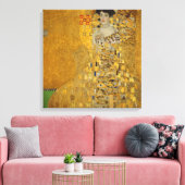 Gustav Klimt - Adele Bloch-Bauer I Canvas Afdruk (Insitu (Woonkamer))