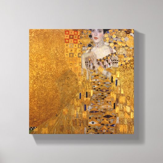 Gustav Klimt - Adele Bloch-Bauer I. Canvas Afdruk (Voorkant)