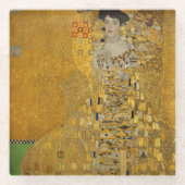Gustav Klimt - Adele Bloch-Bauer I Glazen Onderzetter (Voorkant)