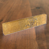 Gustav Klimt - Adele Bloch-Bauer I. Naambordje (Zijkant)