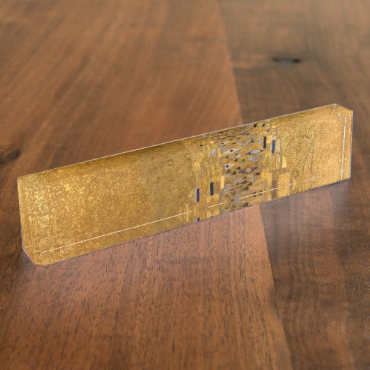 Gustav Klimt - Adele Bloch-Bauer I. Naambordje (Zijkant)