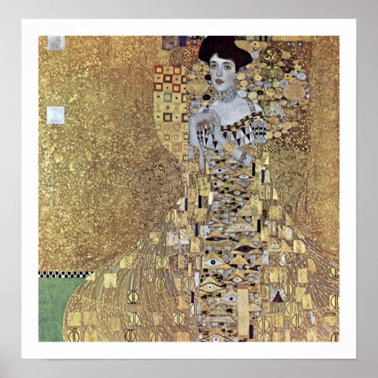 Gustav Klimt ~ Adele Bloch-Bauer I Poster (Voorkant)