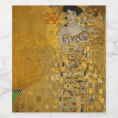 Gustav Klimt - Adele Bloch-Bauer I Wijn Etiket (Enkel label)