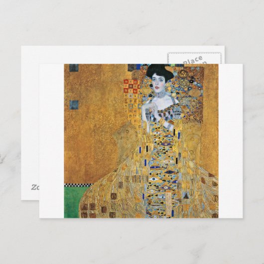 Gustav Klimt - Adele Briefkaart (Voorkant / Achterkant)