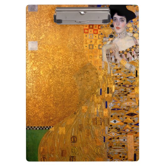 Gustav Klimt Adele Portrait Klembord (Voorkant)
