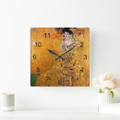 Gustav Klimt Adele Portrait  Vierkante Klok (Huis)
