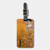 Gustav Klimt Adele Portret Monografisch Bagagelabel (Voorkant verticaal)