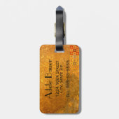 Gustav Klimt Adele Portret Monografisch Bagagelabel (Achterkant verticaal)