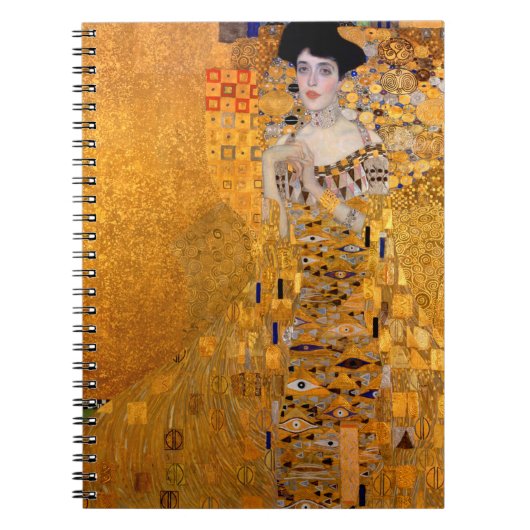 Gustav Klimt "Adele" Portret Vintage Notitieboek (Voorkant)
