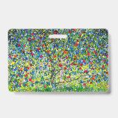 Gustav Klimt Appelboom Badge (Achterkant)