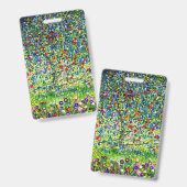 Gustav Klimt Appelboom Badge (Voor- en achterkant)