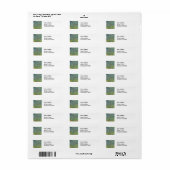 Gustav Klimt - Appelboom Etiket (Full Sheet)