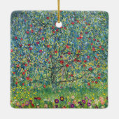 Gustav Klimt - Appelboom Keramisch Ornament (Achterkant)