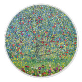 Gustav Klimt - Appelboom Keramische Knop (Voorkant)