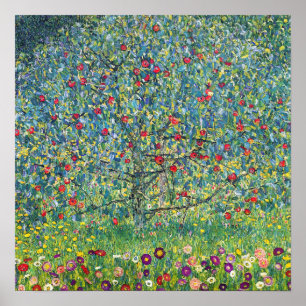 Gustav Klimt - Appelboom Poster