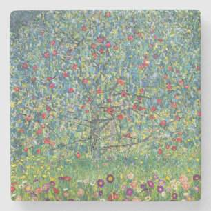 Gustav Klimt - Appelboom Stenen Onderzetter