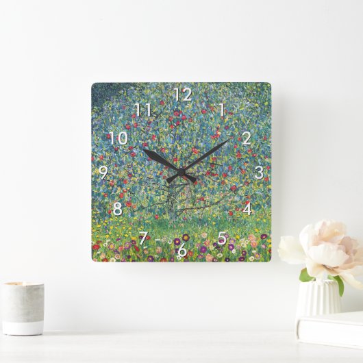 Gustav Klimt - Appelboom Vierkante Klok (Huis)