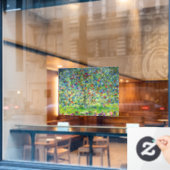 Gustav Klimt Apple-structuur geüpschaald Raamsticker (Cafe Raam)