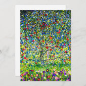 Gustav Klimt Apple Tree Aankondiging (Voorkant / Achterkant)