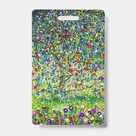 Gustav Klimt Apple Tree Badge (Voorkant)