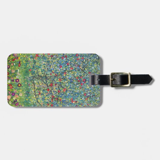 Gustav Klimt - Apple Tree Bagagelabel (Voorkant horizontaal)