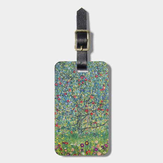 Gustav Klimt - Apple Tree Bagagelabel (Voorkant verticaal)