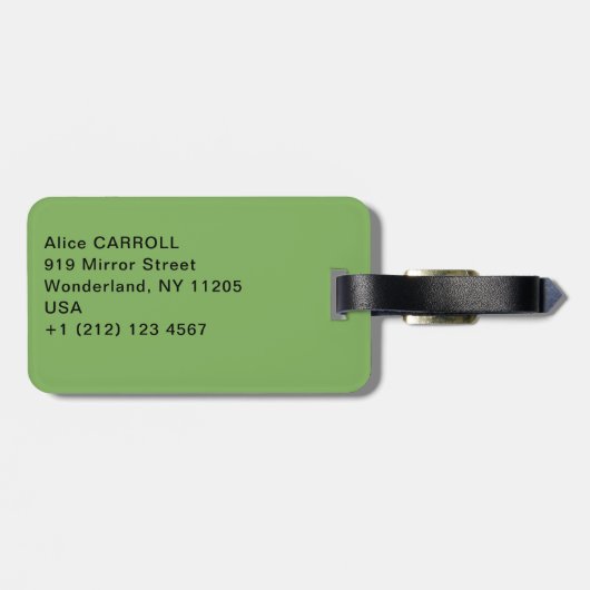 Gustav Klimt - Apple Tree Bagagelabel (Achterkant horizontaal)