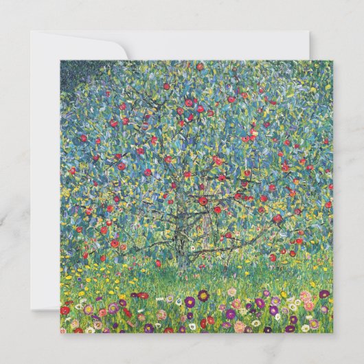 Gustav Klimt - Apple Tree Bedankkaart (Voorkant)