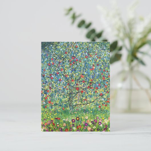 Gustav Klimt: Apple Tree Briefkaart (Staand voorkant)