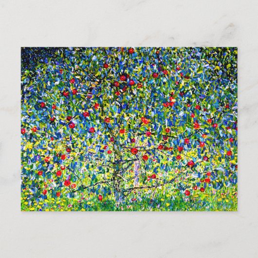 Gustav Klimt Apple Tree Briefkaart (Voorkant)