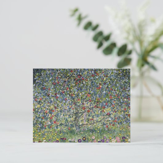 Gustav Klimt Apple Tree Briefkaart (Staand voorkant)