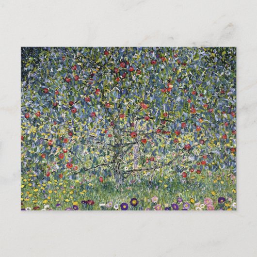 Gustav Klimt Apple Tree Briefkaart (Voorkant)