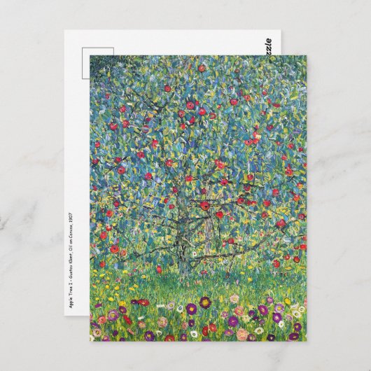 Gustav Klimt - Apple Tree Briefkaart (Voorkant / Achterkant)