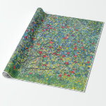 Gustav Klimt - Apple Tree Cadeaupapier<br><div class="desc">Apple Tree I - Gustav Klimt,  Oil on Canvas,  1907</div>