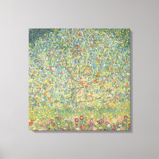 Gustav Klimt Apple Tree Canvas Afdruk (Voorkant)