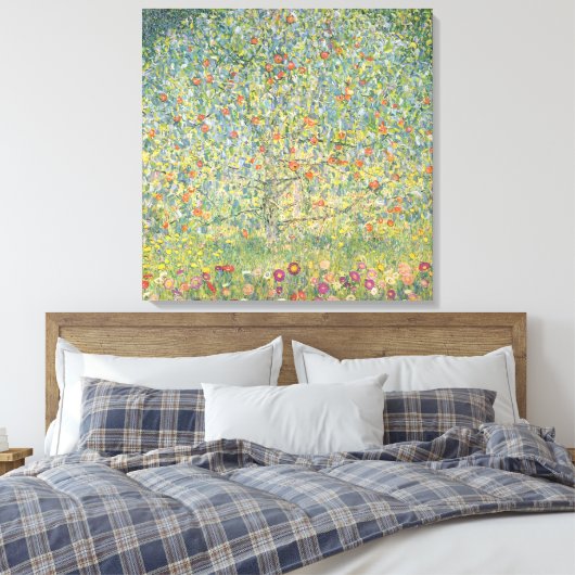 Gustav Klimt Apple Tree Canvas Afdruk (Insitu (Slaapkamer))