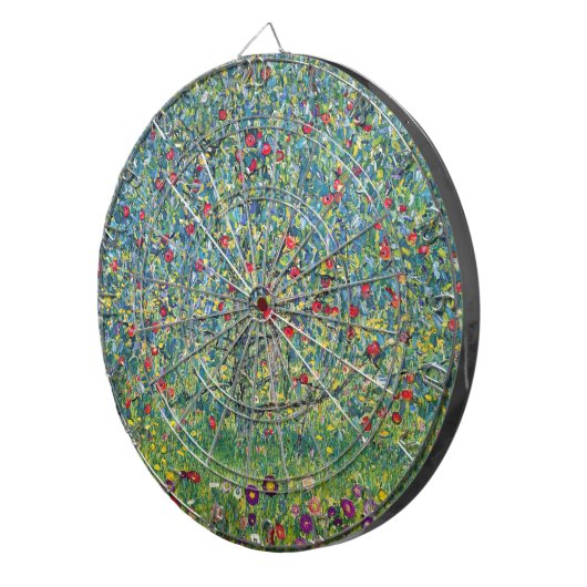 Gustav Klimt - Apple Tree Dartbord (Voorkant Rechts)