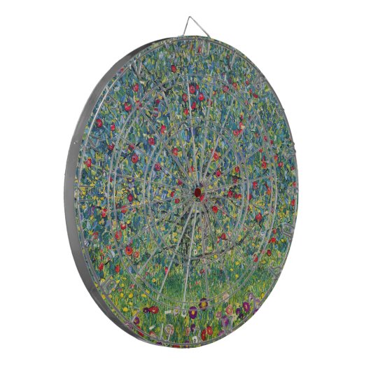 Gustav Klimt - Apple Tree Dartbord (Voorkant Links)