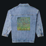 Gustav Klimt - Apple Tree Denim Jacket<br><div class="desc">Apple Tree I - Gustav Klimt,  Oil on Canvas,  1907</div>