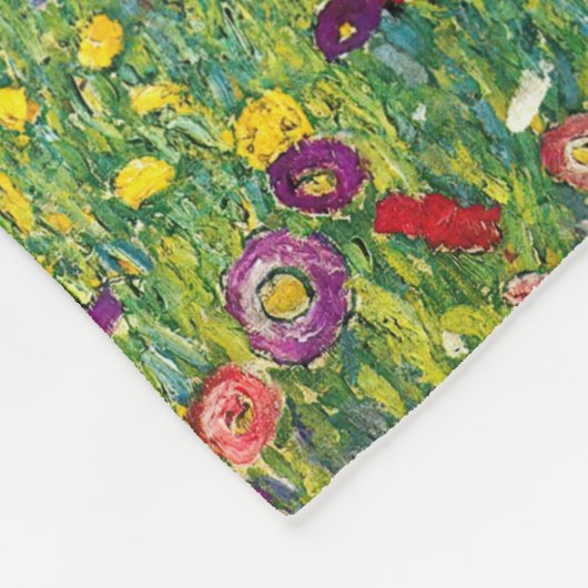 Gustav Klimt - Apple Tree Fleece Deken (Hoek)