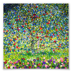 Gustav Klimt Apple Tree Foto Afdruk