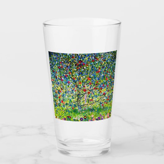 Gustav Klimt Apple Tree Glas (Voorkant)
