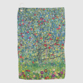 Gustav Klimt - Apple Tree Golfhanddoek (Voorkant)