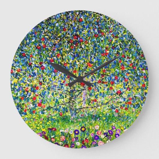 Gustav Klimt Apple Tree Grote Klok (Voorkant)